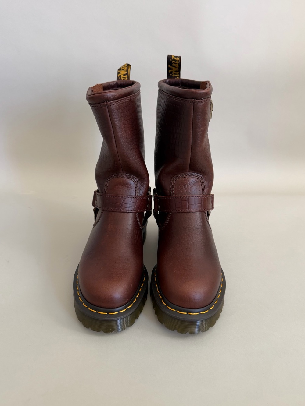 DR. MARTENS Anistone Hi Biker Boots - Picture 8 of 10